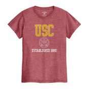 USC Trojans Women's League Cardinal Intramural Classic T-Shirt